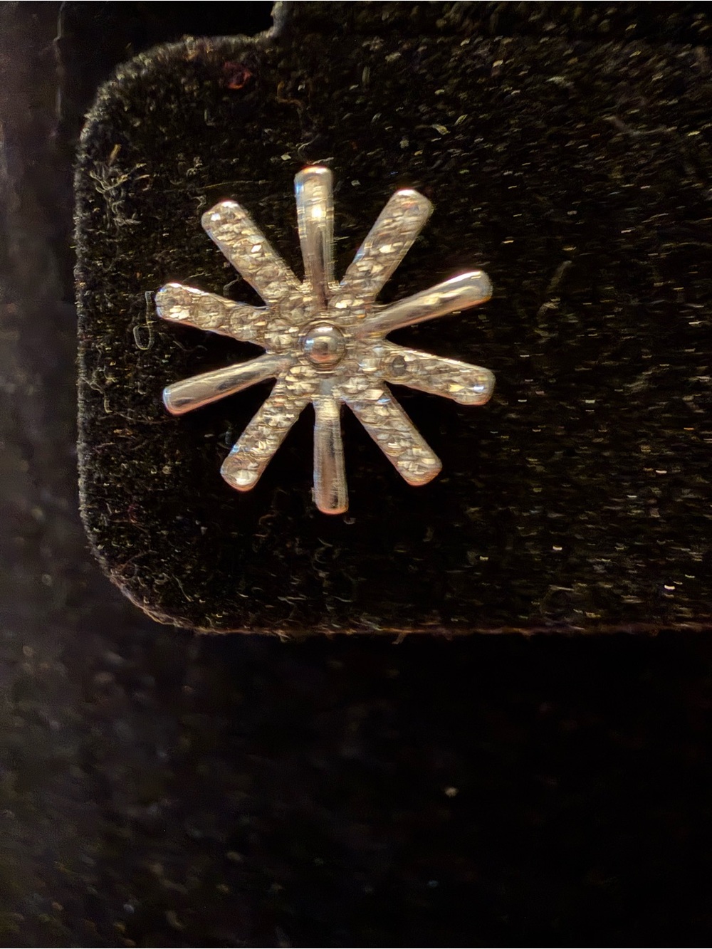 Anna & Ava Silvertone and Faux Diamonds Pierced Earrings - Picture 5 of 5